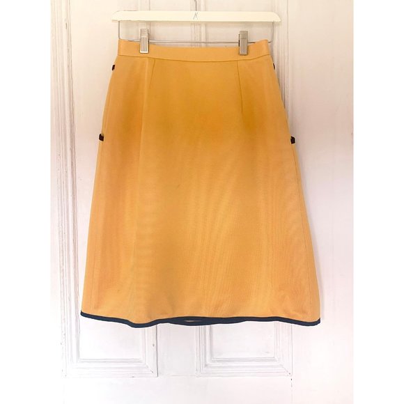 Vintage High Waisted Wrap Skirt with Pockets - Picture 5 of 7